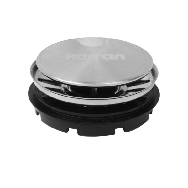 Karran 31/2 In. Kitchen Sink Decorative Disposal Flange in Stainless